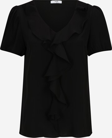 Wallis Petite Blouse in Black: front