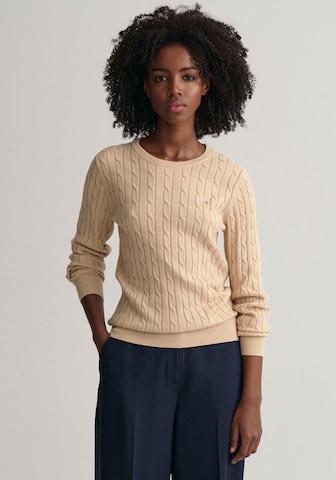 GANT Sweater in Beige: front