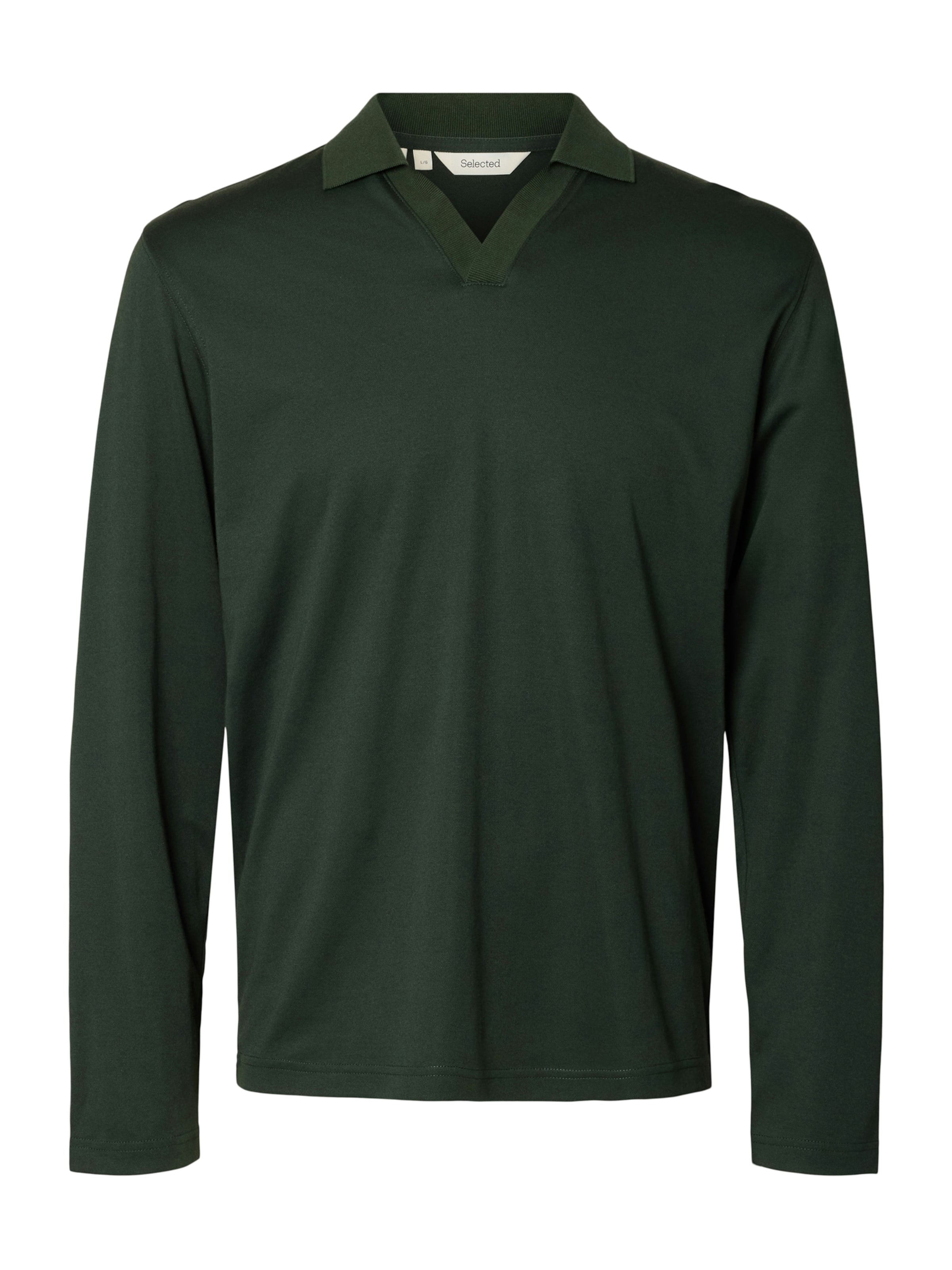 SELECTED T-shirt 'SLHFAVE' i grön: framsida