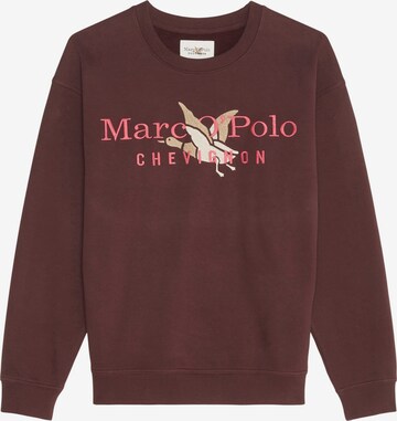 Sweat-shirt Marc O'Polo en rouge : devant