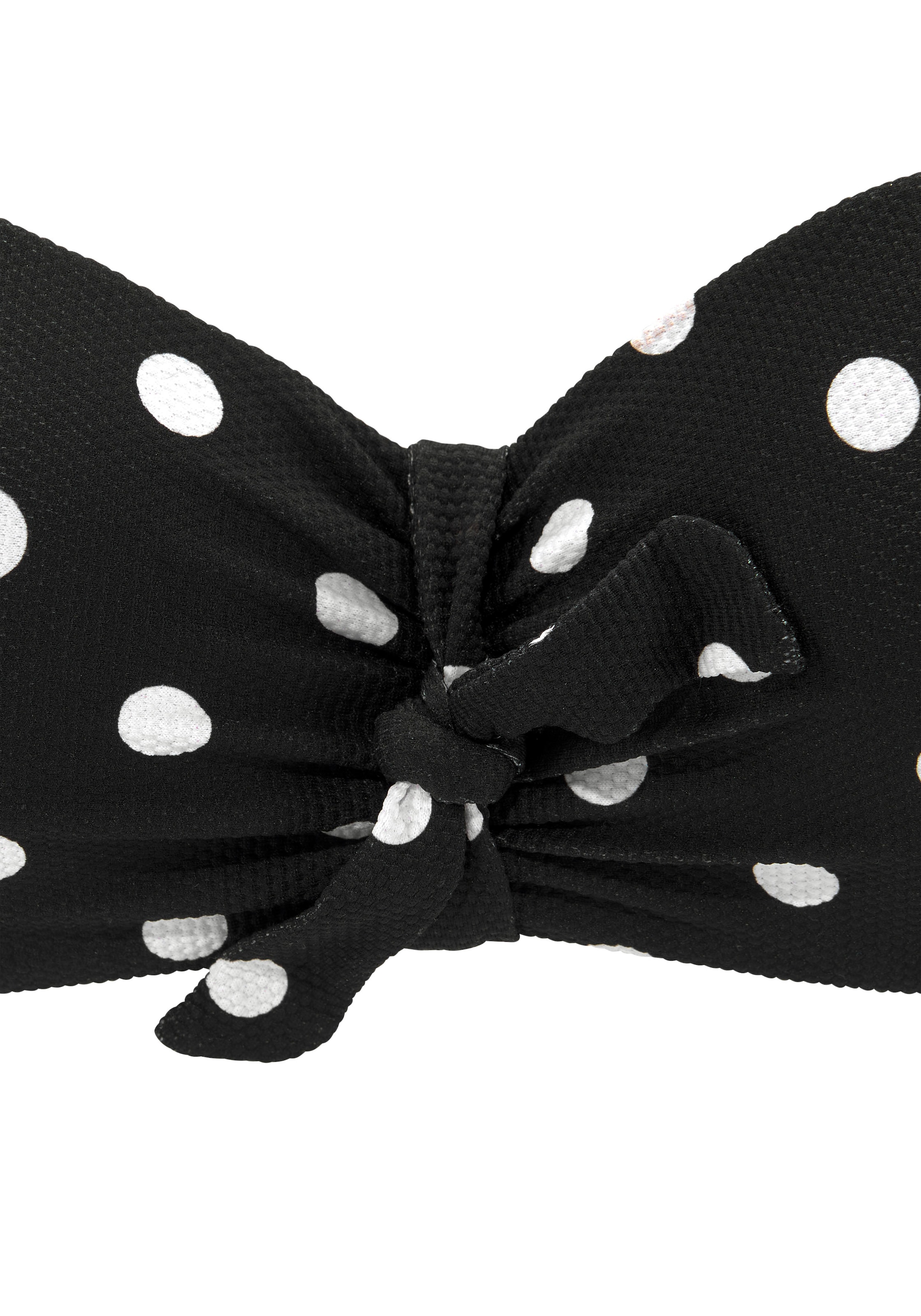 LASCANA T-shirt Bikiny – černá