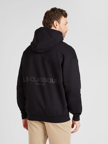 Only & Sons Sweatshirt 'LES LIFE' in Black