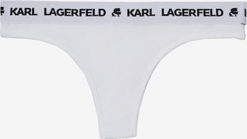 Karl Lagerfeld Стринги в Белый: спереди
