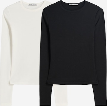 Bershka Shirt in Schwarz: Vorderseite