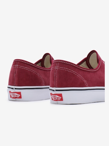 Sneaker bassa 'Authentic' di VANS in rosso