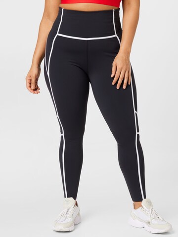 Reebok Skinny Sporthose in Schwarz: predná strana