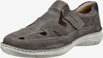 JOSEF SEIBEL Instappers 'New Anvers 81' in Grijs: voorkant