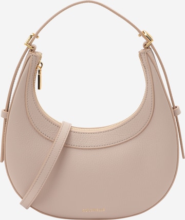 Sac bandoulière Coccinelle en rose : devant