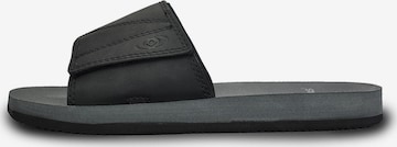 Brasileras Pantolette 'Jay' in Schwarz: Vorderseite