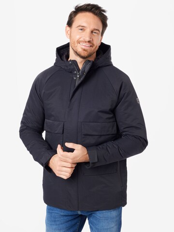 !Solid Between-Season Jacket 'Victor' in Black: front