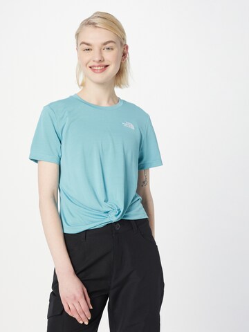THE NORTH FACE Functioneel shirt 'FOUNDATION' in Blauw: voorkant