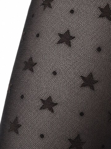 Penti Panty's 'PENTI Mädchen Mini Star gepunktete Feinstrumpfhose' in Zwart