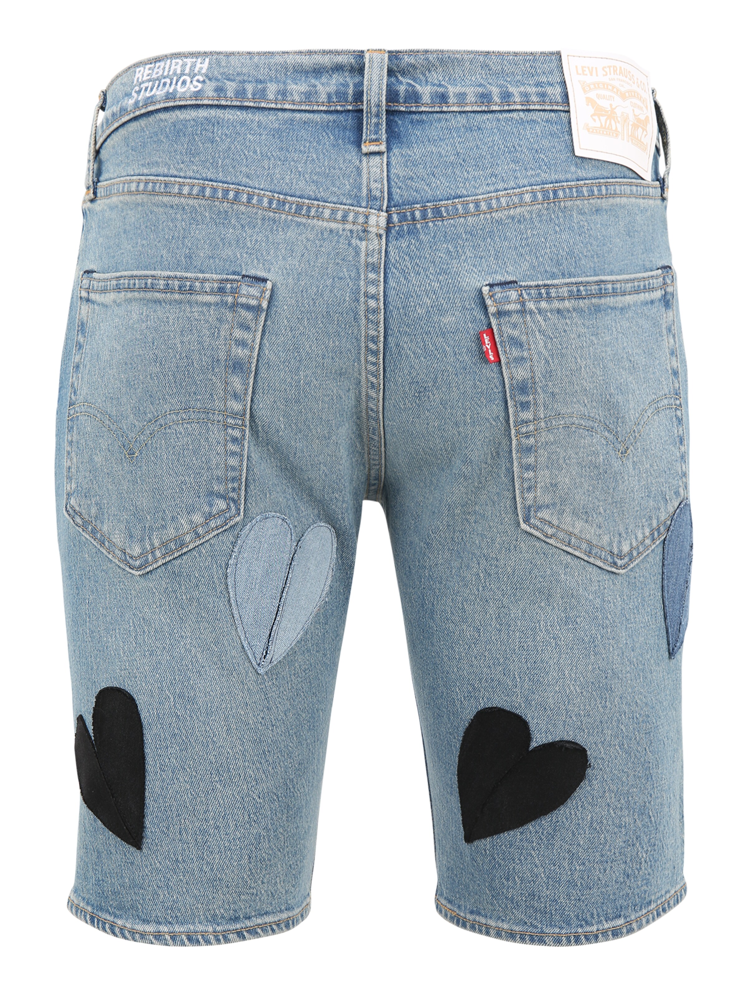 Levi's® Upcycling Regular Jeansshort 'Kelvyn Colt Design' in Blau