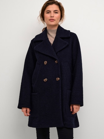 CULTURE Between-Seasons Coat 'Birgith' in Blue: front