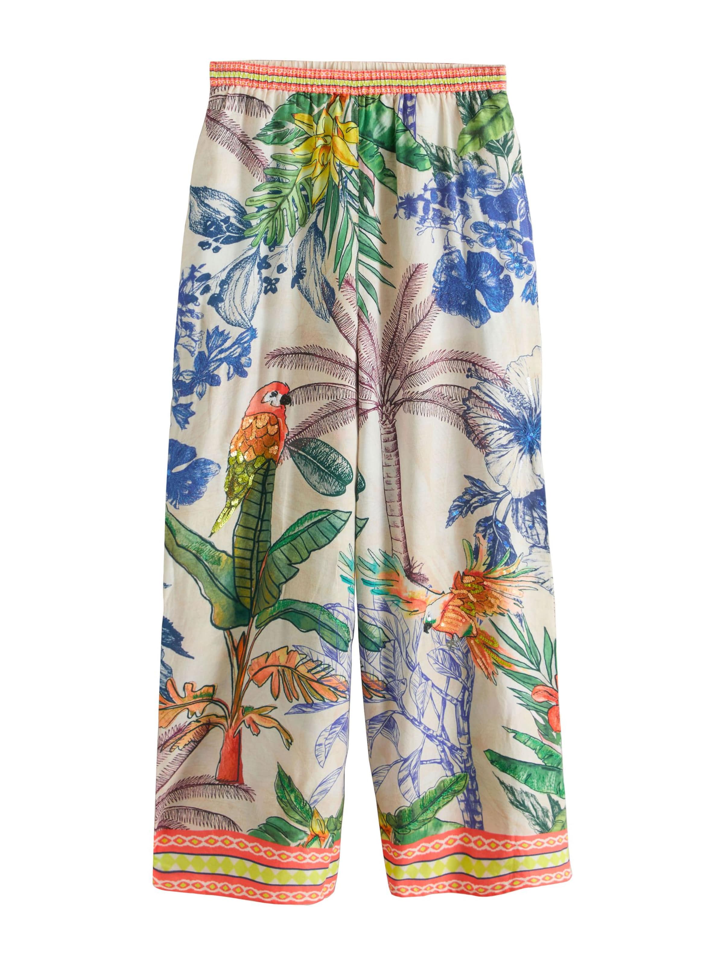 Next Pantalón en crema / azul real / verde / naranja, Vista del producto