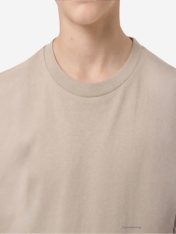 T-Shirt 'TOMMY Herren-T-Shirt Aus Baumwolle Und Elasthan' Tommy Life en beige