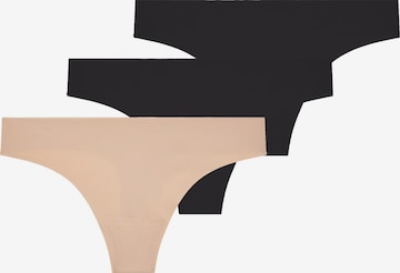 Simone Perele Thong 'Uniq' in Black: front