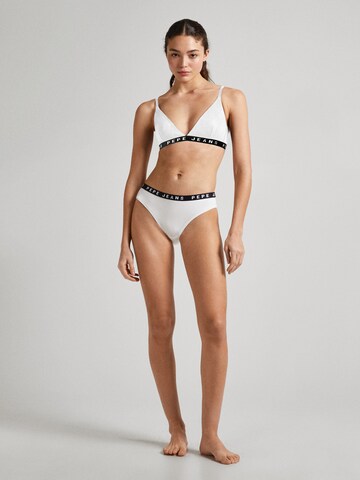 Pepe Jeans Triangel BH in Weiß