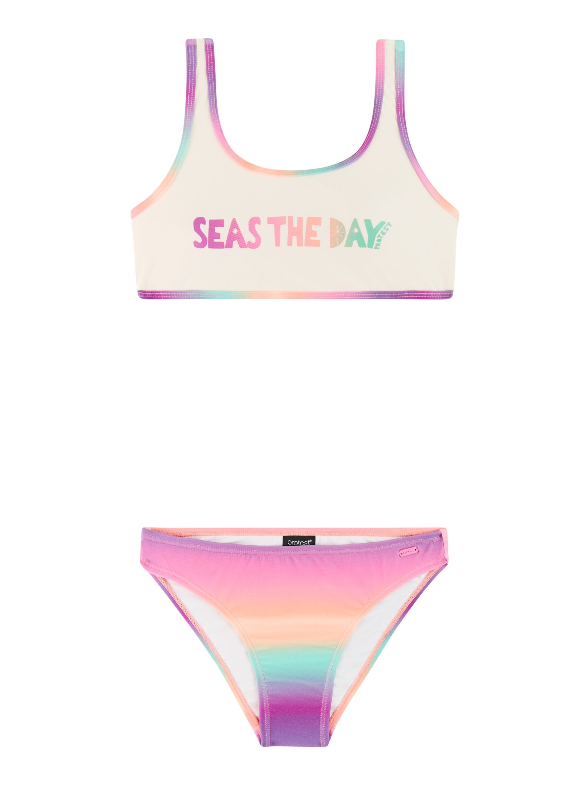 PROTEST Bralette Bikini 'PRTAline JR' in Orange: front