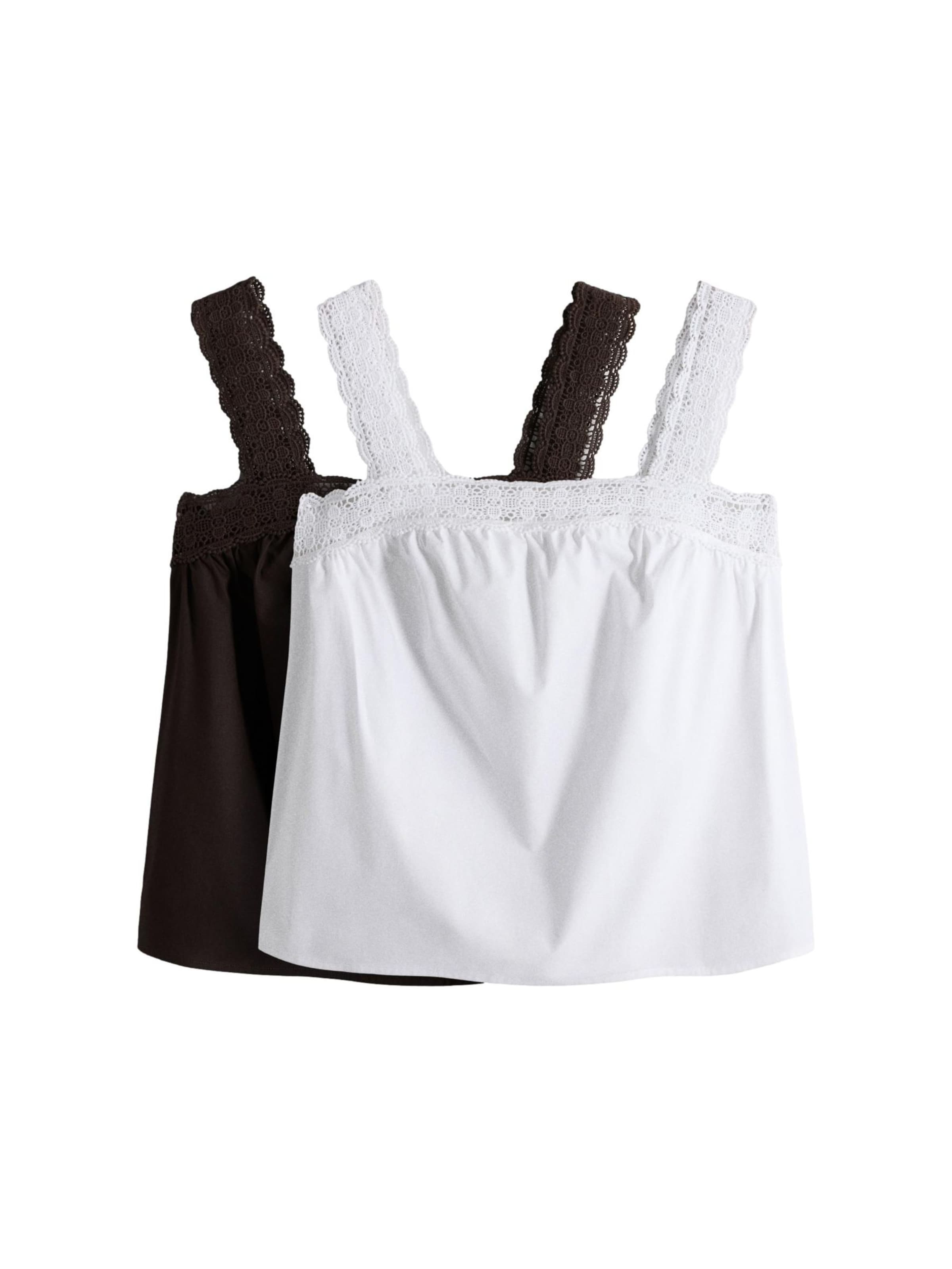 Top di The Set in nero: frontale