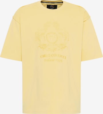 T-Shirt 'De Bortoli' Carlo Colucci en jaune : devant