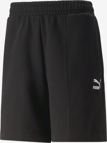 regular Pantaloni 'Classics Pintuck 8' di PUMA in nero