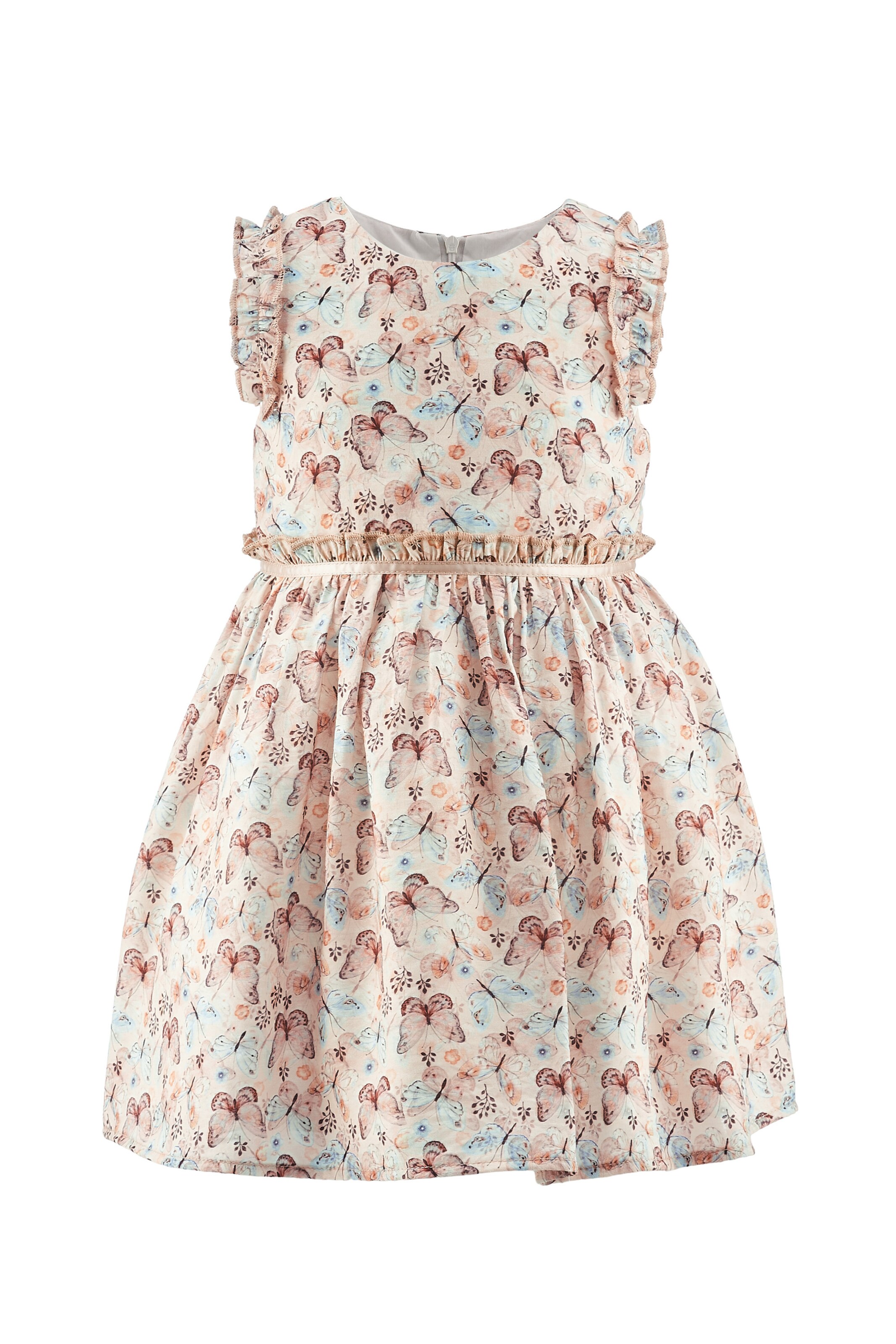 happy girls - Vestido em mistura de cores: frente