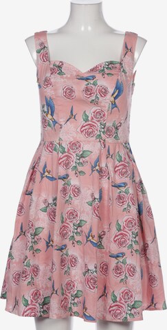 Hell Bunny Dress in L in Pink: front