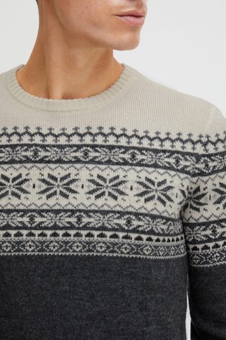 BLEND Strickpullover in Grau