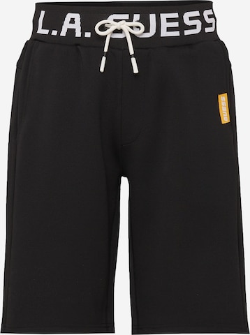 GUESS - regular Pantalón 'BRENT' en negro: frente