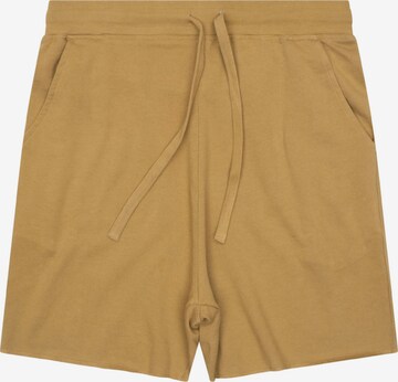 Pyjama court 'Terry' LDB en beige : devant