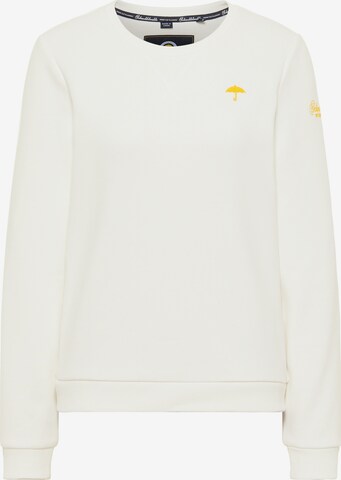 Sweat-shirt Schmuddelwedda en blanc : devant