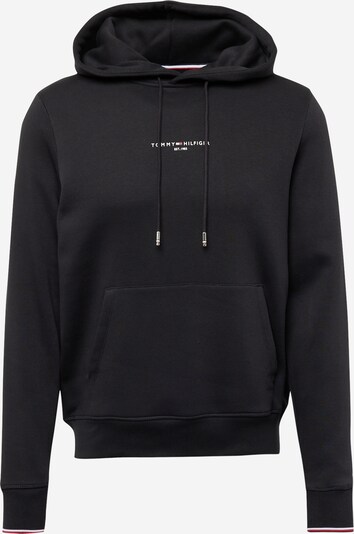 TOMMY HILFIGER Sweatshirt em preto / branco, Vista do produto