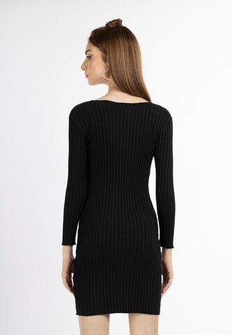 myMo ROCKS Knitted dress in Black