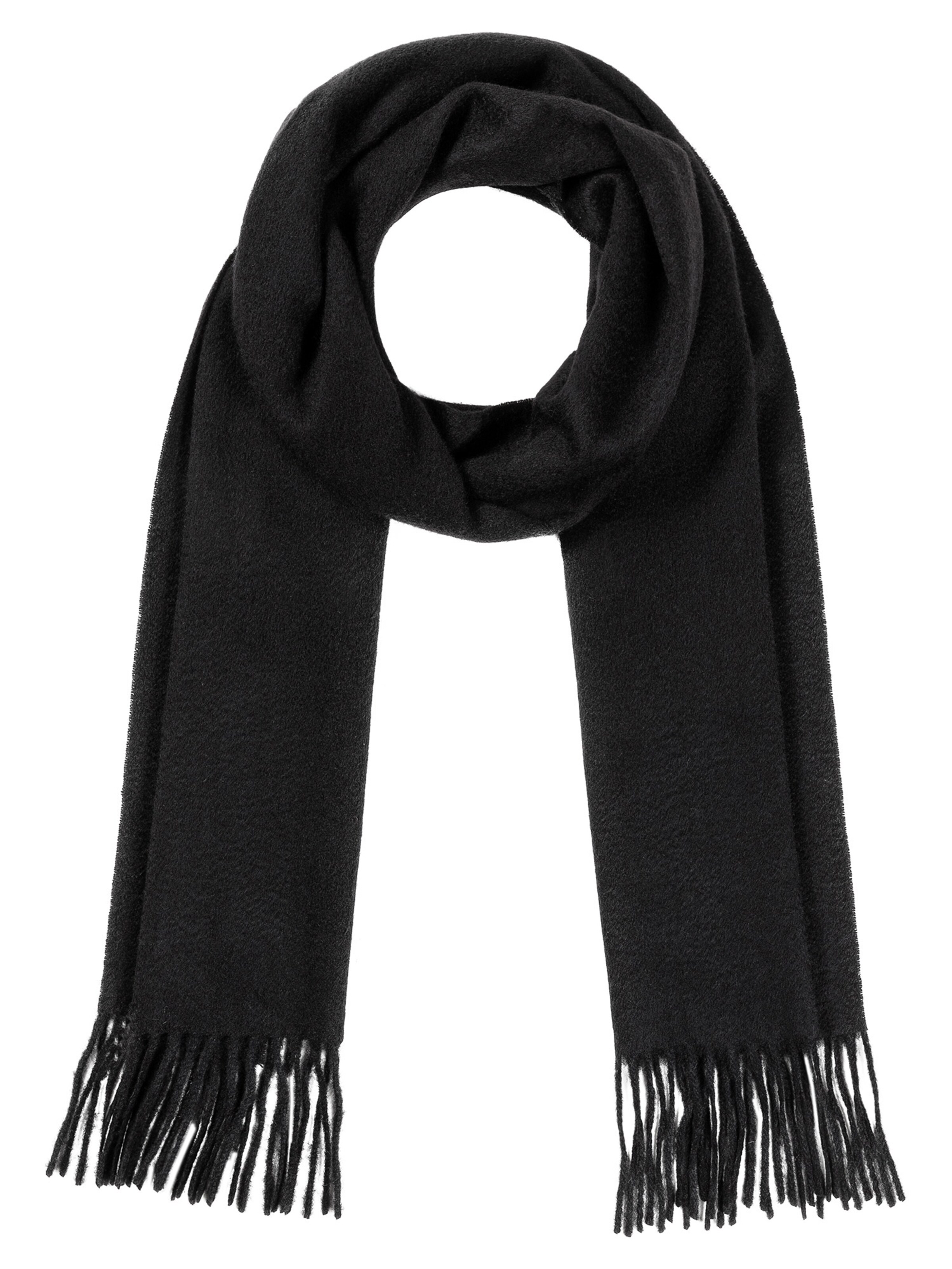Roeckl Scarf 'CLASSIC SOLID HERREN' in Black: front