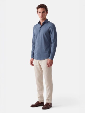 Vercate Slim fit Poslovna srajca 'No. 19' | modra barva