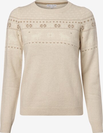 Marie Lund Pullover in Beige: predná strana