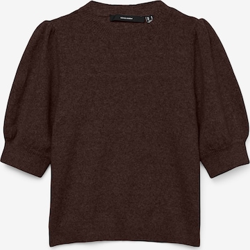 Pull-over 'VMDOFFY' VERO MODA en marron : devant