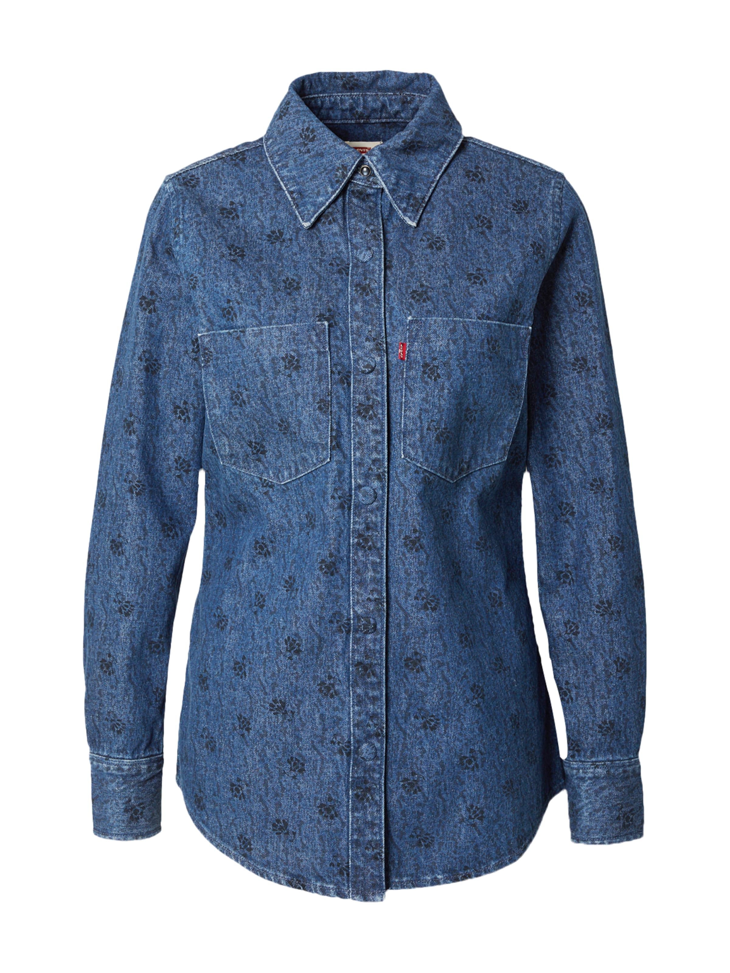 LEVI'S ® Блуза 'Wellthread' в синьо: отпред