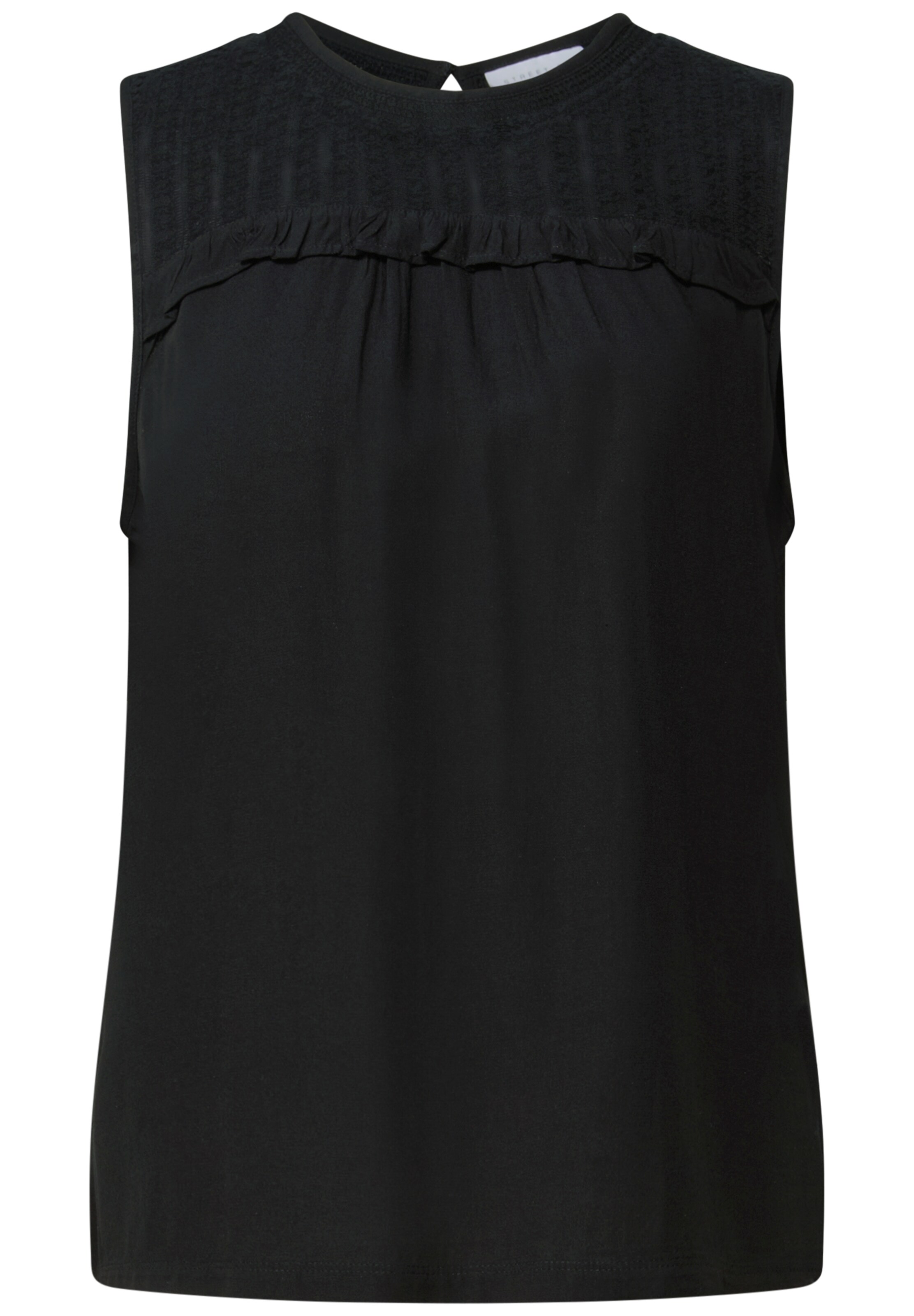 Street One Studio Top in Schwarz: Vorderseite