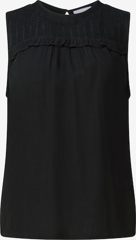 Street One Studio Top in Schwarz: Vorderseite