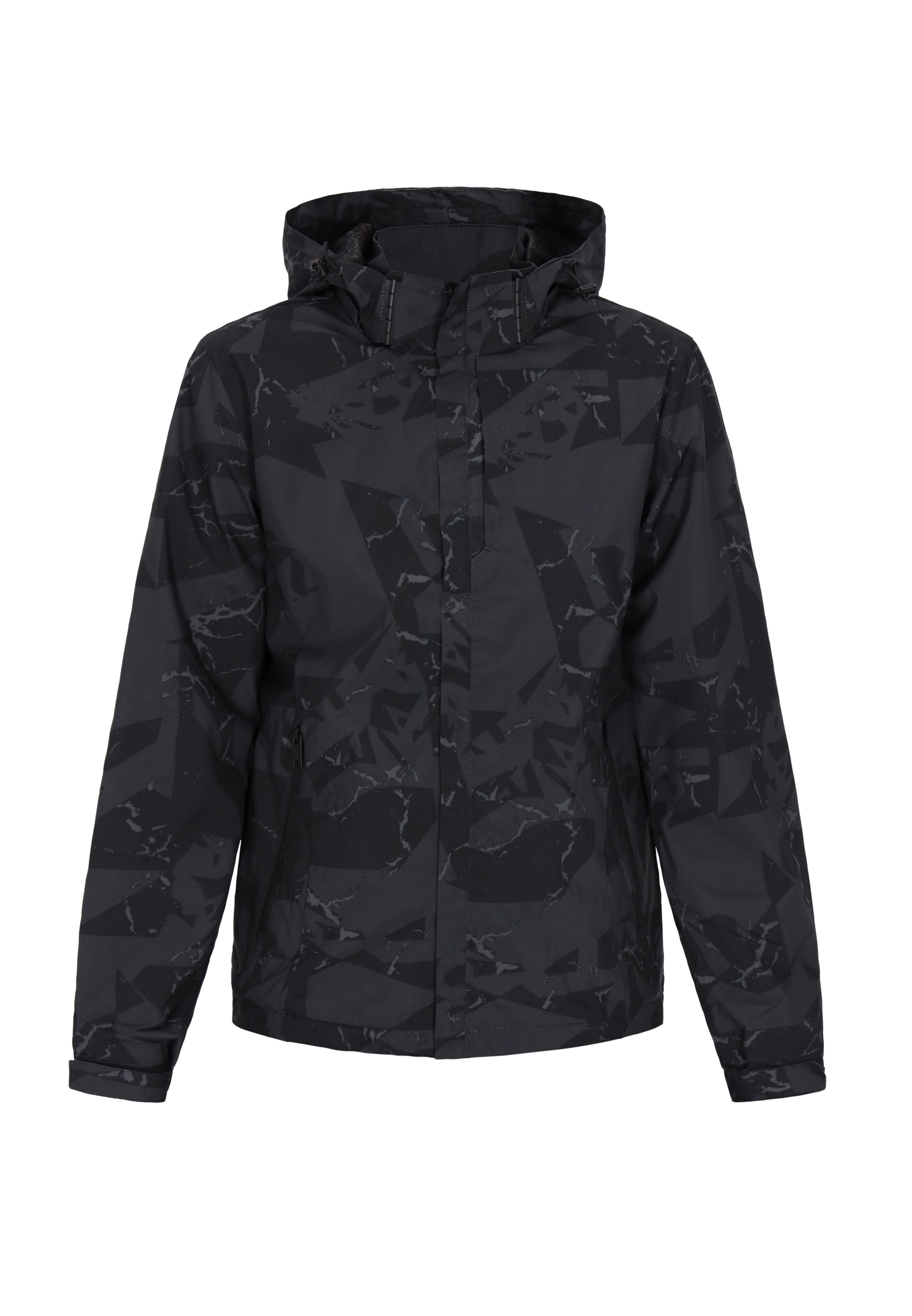 Mo ATHLSR Prechodná bunda - Čierna: predná strana