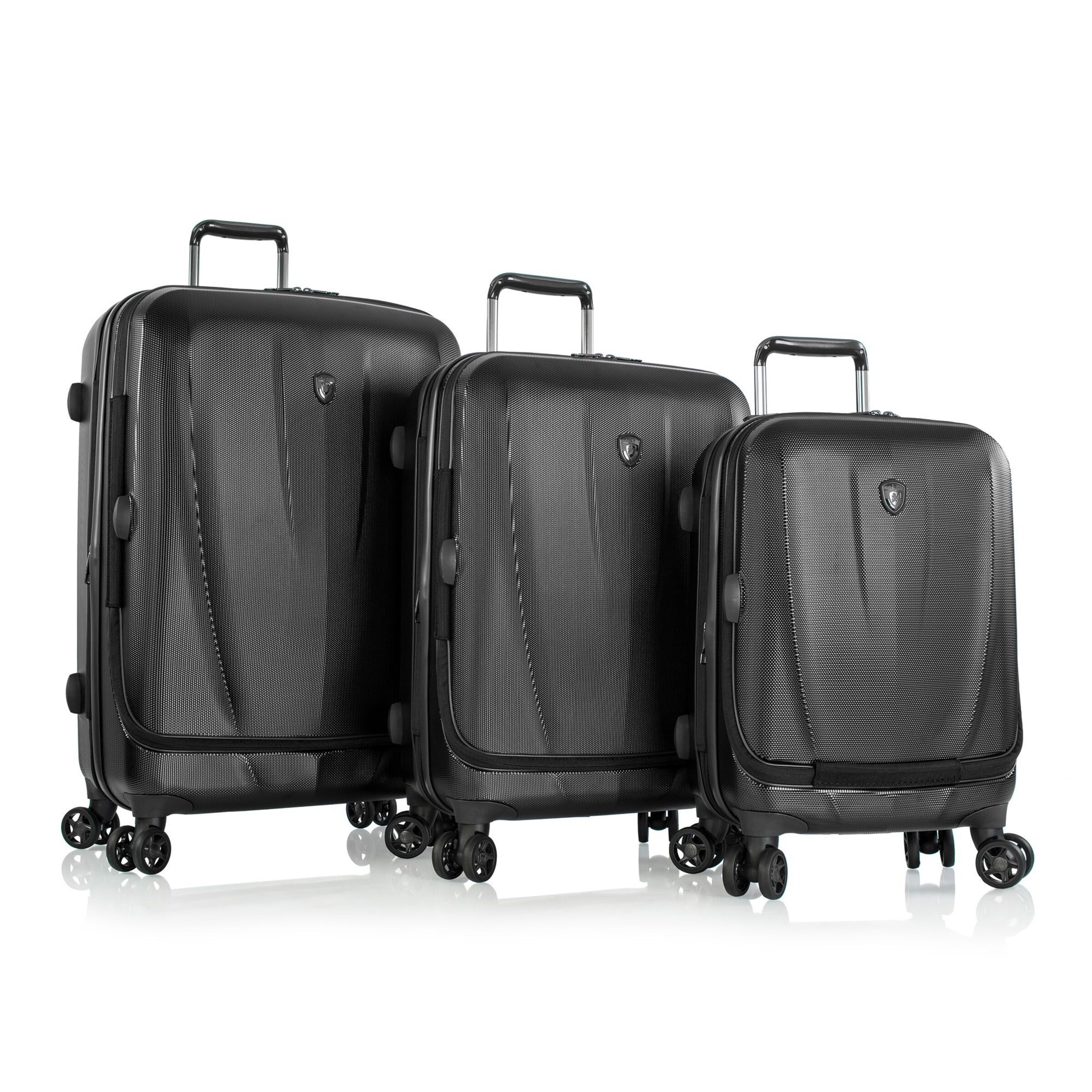 Heys Suitcase Set in Black: front
