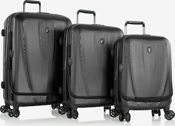 Heys Suitcase Set in Black: front