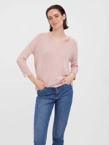 Pull-over 'Brianna' VERO MODA en rose : devant