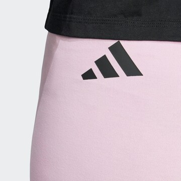 ADIDAS SPORTSWEAR Skinny Sports trousers 'Future Icons' in Pink