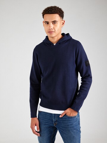 JACK & JONES Свитер 'JCOAero' в Синий: спереди