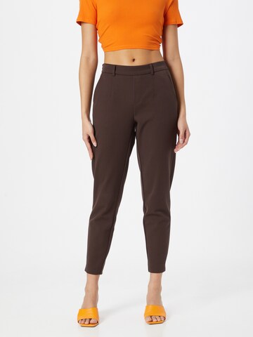 OBJECT Tapered Broek 'Lisa' in Bruin: voorkant