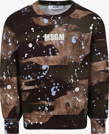 MSGM Sweatshirt 'Felpa cappuccio multicolor per bambino' in Mischfarben: Vorderseite
