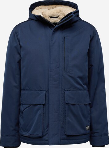 HOLLISTER Winterjas in Blauw: voorkant